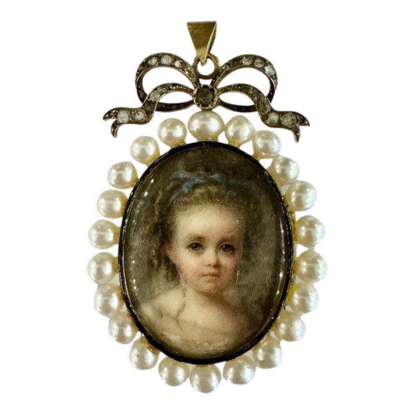 Cecile Villeneuve: Portrait of Yolande De Luynes at the age of 2