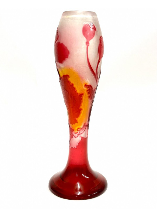 Emile Gallé Vase "Pavots"