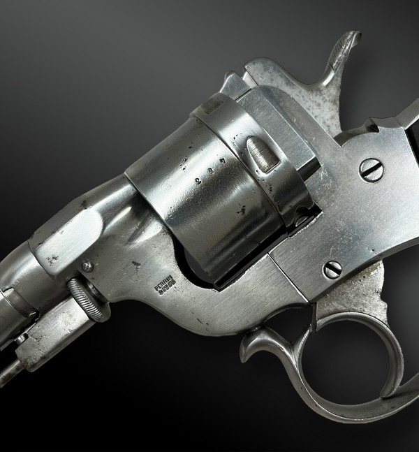 REVOLVER Perrin model 1859, 2nd type - Paris, France - 19th century
