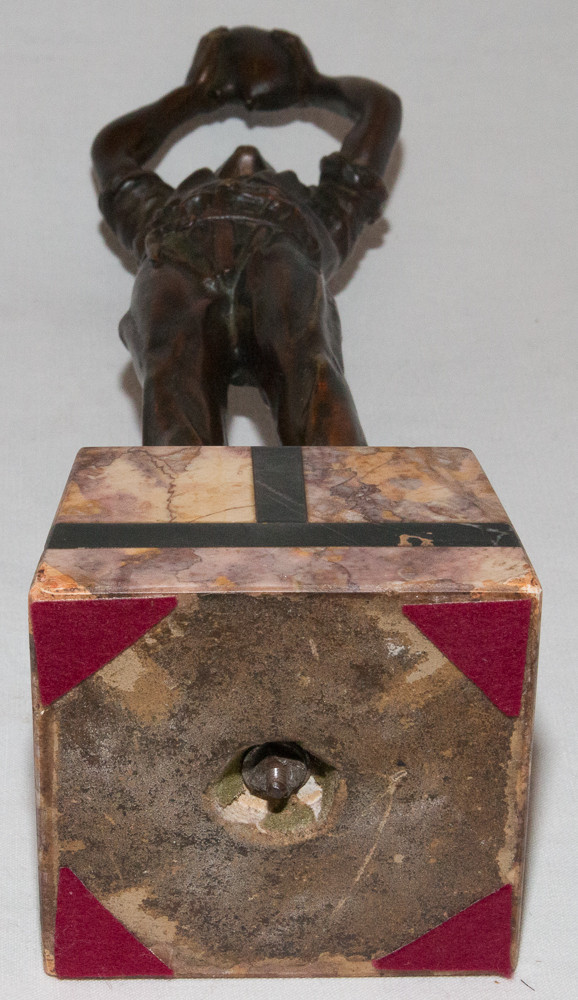 Bronzo Il Bevitore G Omerth Circa 1920