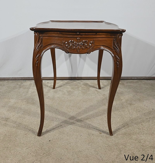 Petite Table Cabaret en Acajou, style Louis XV, époque Napoléon III – Milieu XIXe