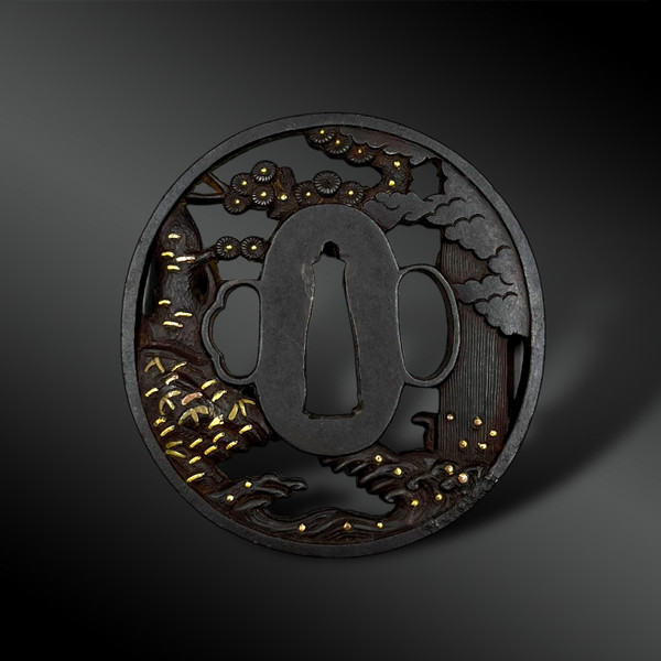 TSUBA Maru Gata - Japan - Edo-Zeit (1603-1868)