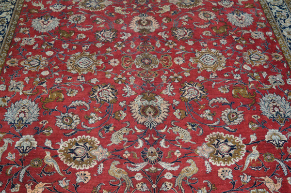 Iranian carpet (old Ghom)