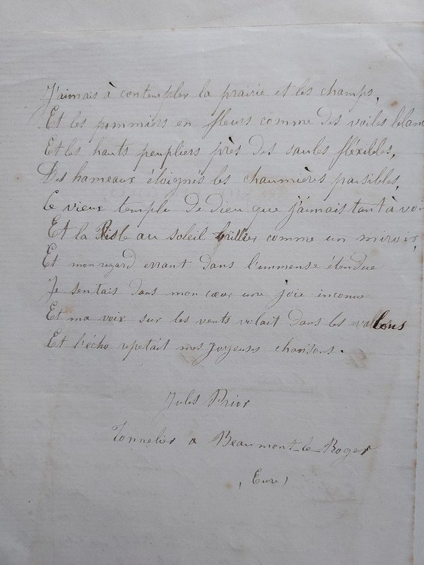 Jules Prior poet cooper 1821-1903