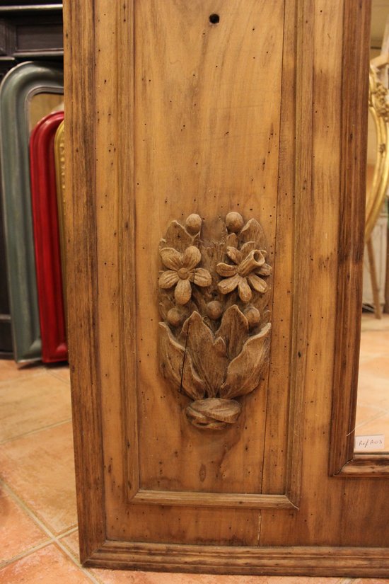 Grande trumeau in legno rustico