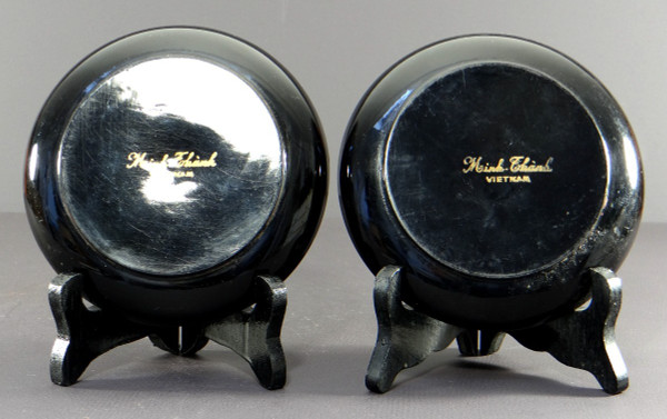 Vietnam, 1950s/1960s, Minh Thanh Workshop, Pair Of Small Lacquer Cups.