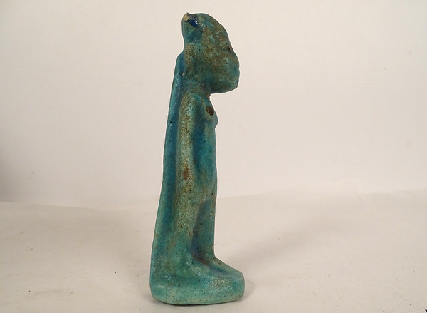 Statuetta di amuleto funerario egiziano Egitto Terracotta Dio Sacerdote Ptah