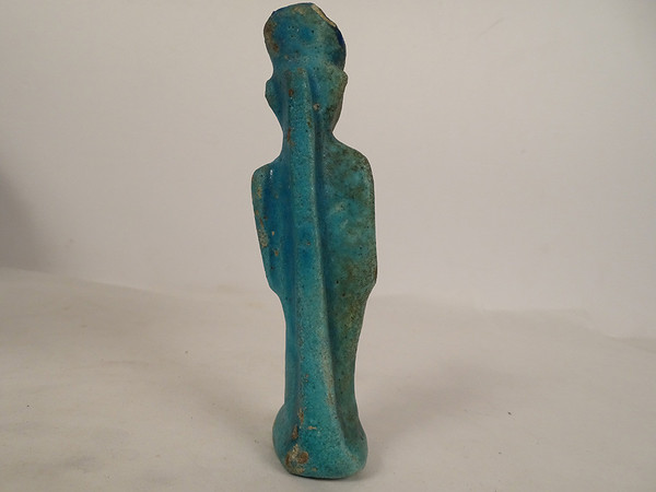 Statuetta di amuleto funerario egiziano Egitto Terracotta Dio Sacerdote Ptah