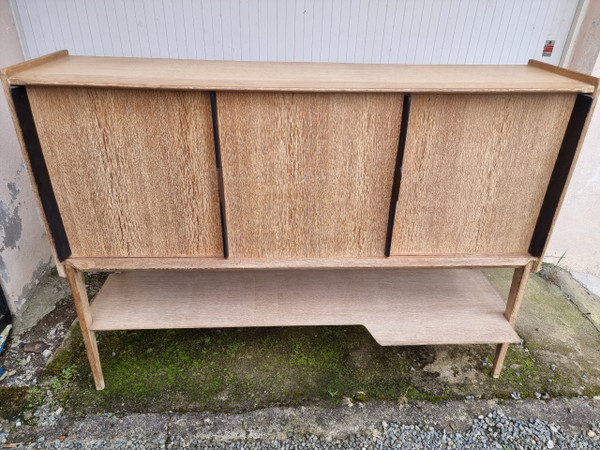Vintage Roger Landault sideboard in oak ABC edition 1957