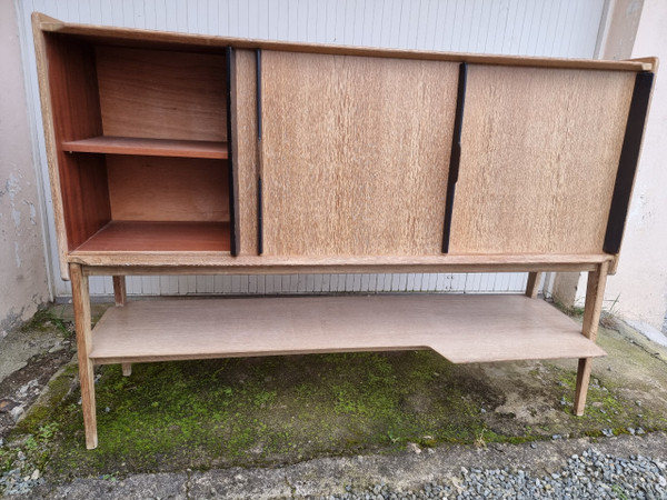 Vintage Roger Landault sideboard in oak ABC edition 1957