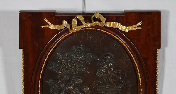 Medaglione in bronzo "Venere e il Bambino" secondo Clodion Fine del XIX secolo