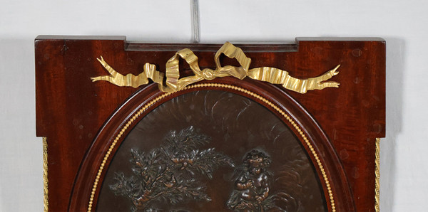 Medaglione in bronzo "Venere e il Bambino" secondo Clodion Fine del XIX secolo