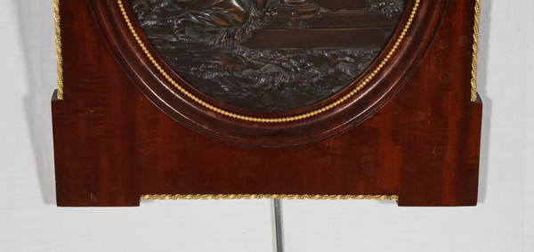 Medaglione in bronzo "Venere e il Bambino" secondo Clodion Fine del XIX secolo