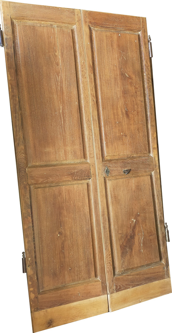 Double 18th Century Oak Cupboard Door