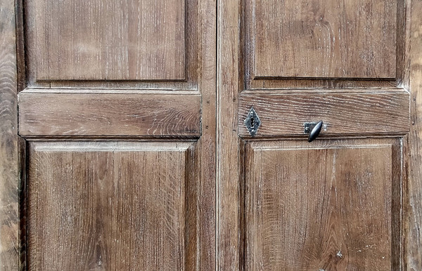 Double 18th Century Oak Cupboard Door