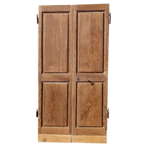 Double 18th Century Oak Cupboard Door