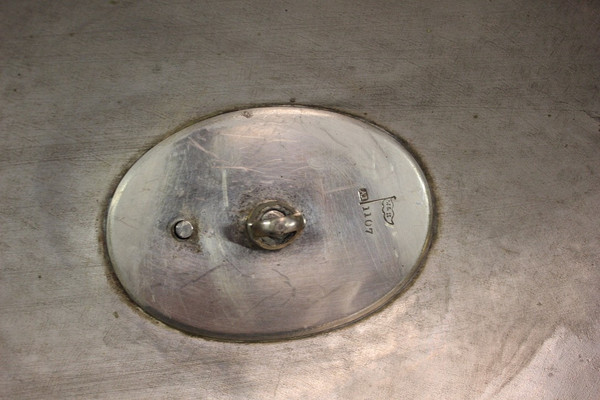 Grande Cloche De Service En Métal Argenté Fin XIX