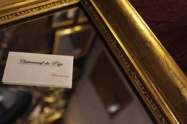 Antique Golden Rectangle Mirror with Gold Leaf, Louis Philippe 65 x 80 cm