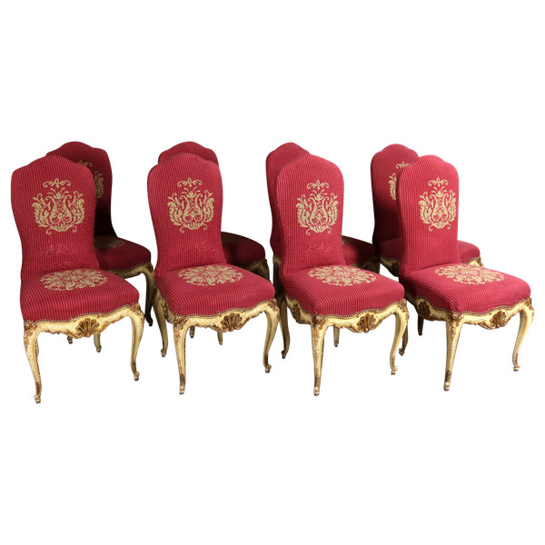 Chaises de salle à manger style Louis XV