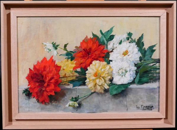 Lucien Gilbert DARPY 1875-1964 Sommerblumenstrauß, Gemälde, um 1920-30