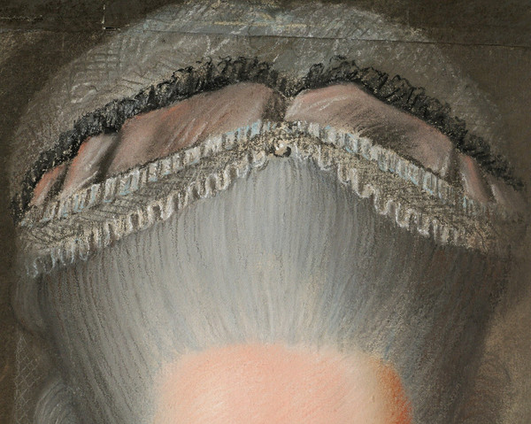 Französische Schule des 18. Jahrhunderts, Porträt einer Frau, Pastell, um 1770-80