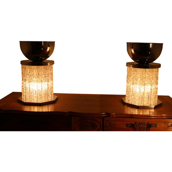 Paire de lampes 1970