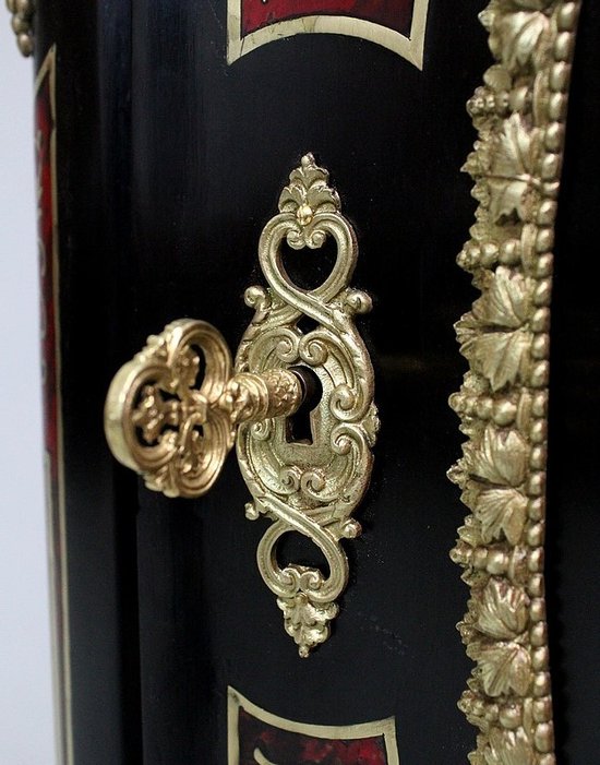 `Boulle` Intarsienschrank, Napoleon III. Periode - Mitte des 19. Jahrhunderts