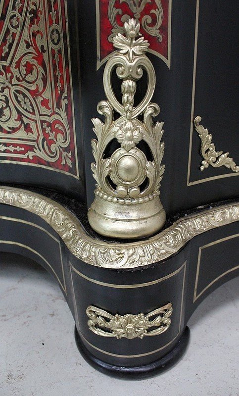 `Boulle` Intarsienschrank, Napoleon III. Periode - Mitte des 19. Jahrhunderts