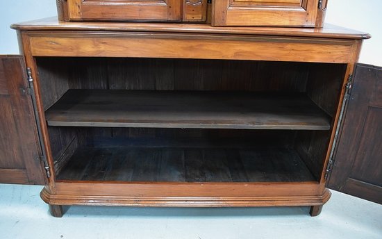 Buffet Deux Corps Regional in Cherry, Louis-XIV-Periode - 1740