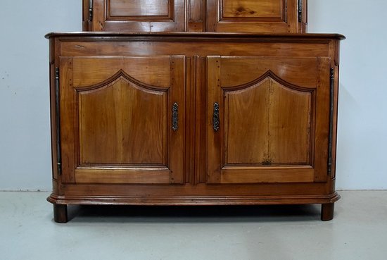  Buffet Deux Corps Regional in Cherry, Louis-XIV-Periode - 1740