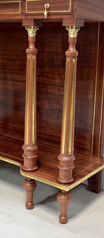 Cabinet en Acajou, style Louis XVI, époque Napoléon III - XIXe 