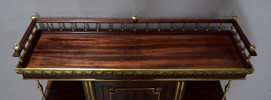 Cabinet en Acajou, style Louis XVI, époque Napoléon III - XIXe 