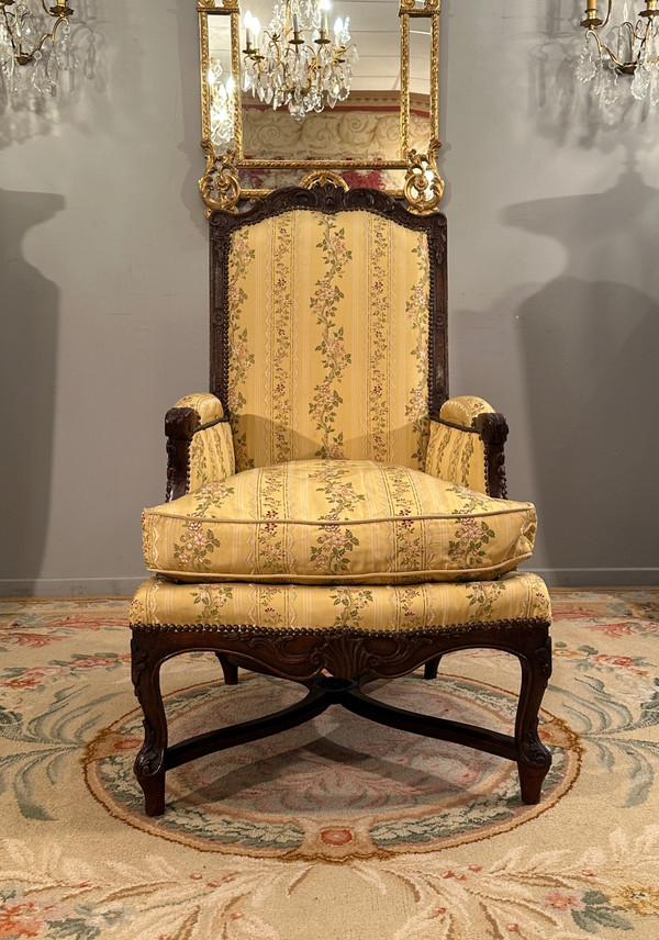 Importante Bergère In Noce Del Periodo Regency Circa 1720