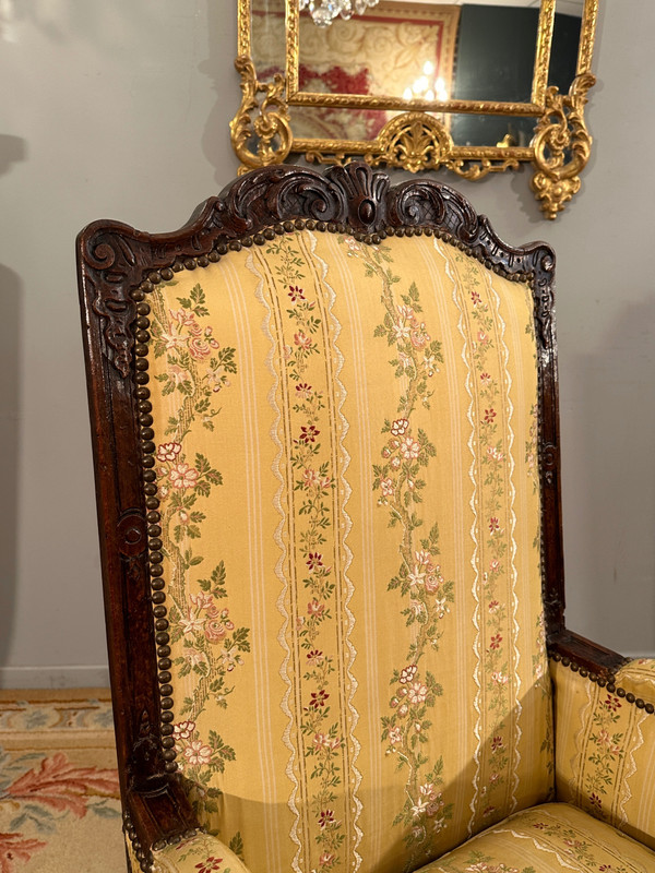 Importante Bergère In Noce Del Periodo Regency Circa 1720