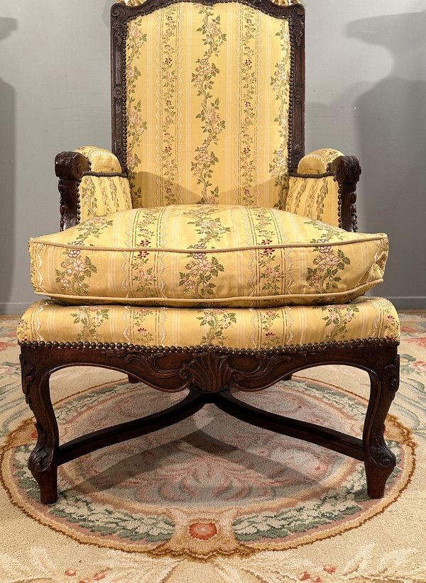 Importante Bergère In Noce Del Periodo Regency Circa 1720