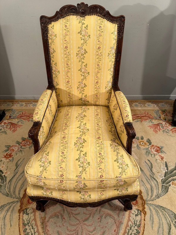 Importante Bergère In Noce Del Periodo Regency Circa 1720
