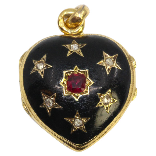 Pendentif Coeur 1800