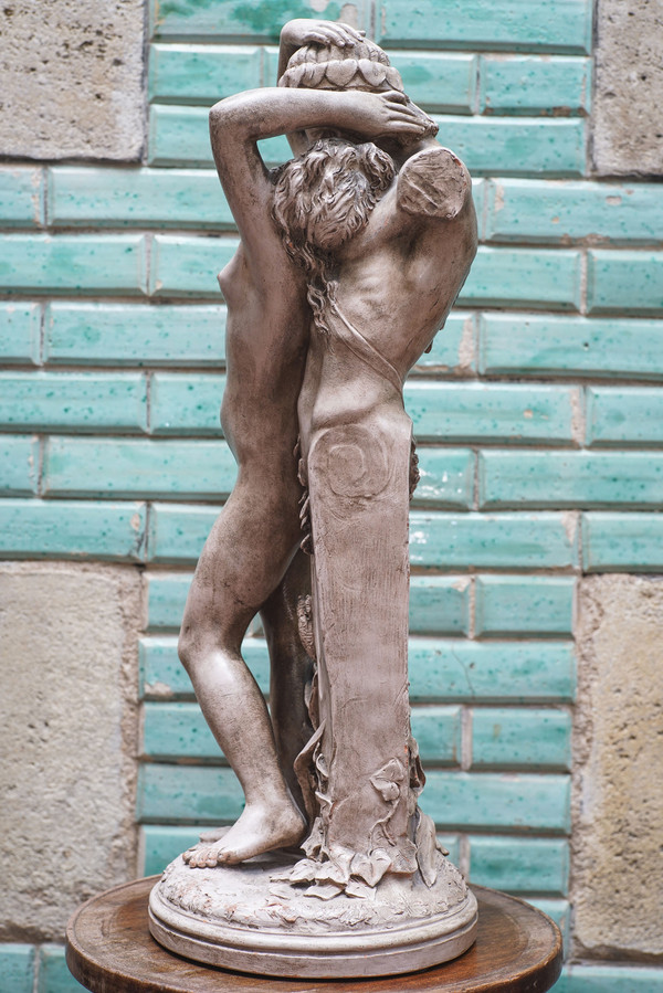 TERRA Cotta "Vertumne e Pomona", Victoriano Codina y Langlin, 1844-1911