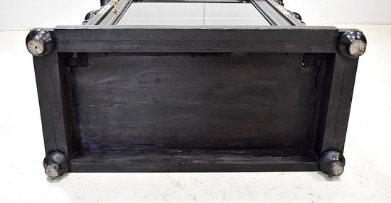 Display cabinet in blackened pear wood, Napoleon III period - 1850