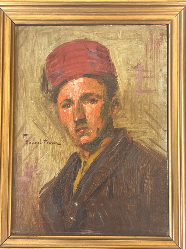 PORTRAIT DE MILITAIRE EN UNIFORME. XXÈME - Portrait Militaria. Zouave, troupe coloniale.