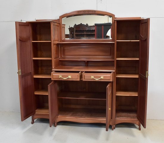 Mahogany Cabinet, Art Nouveau - 1900
