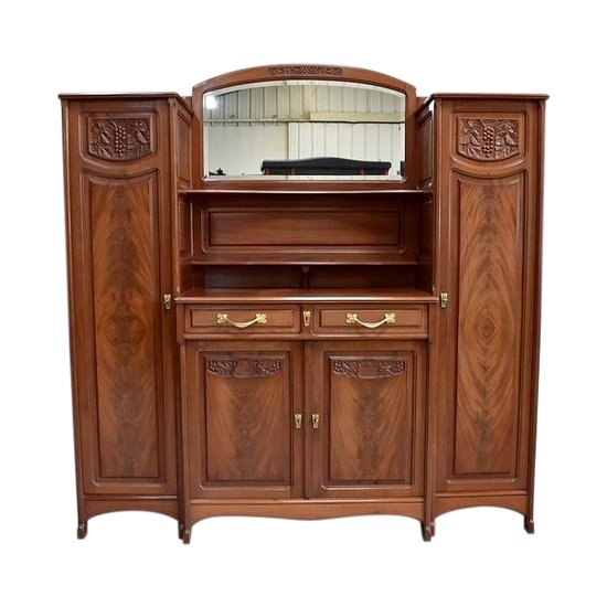 Mahogany Cabinet, Art Nouveau - 1900