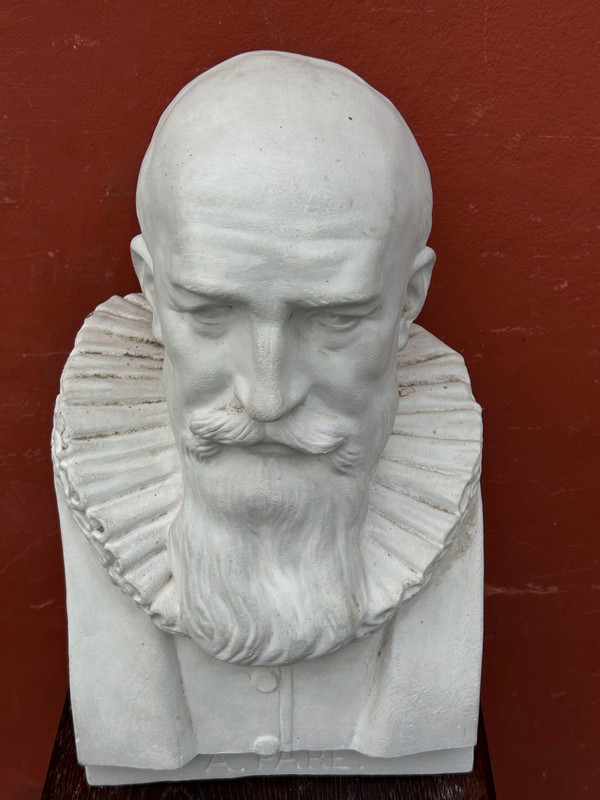 Ambroise Paré (1509-1590 ) Chirurgien Du Roi - Buste De Bibliothèque End XIXéme N °7