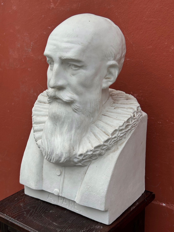 Ambroise Paré (1509-1590 ) Chirurgien Du Roi - Buste De Bibliothèque End XIXéme N °7