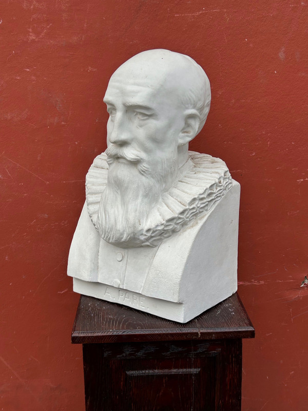Ambroise Paré (1509-1590 ) Chirurgien Du Roi - Buste De Bibliothèque End XIXéme N °7