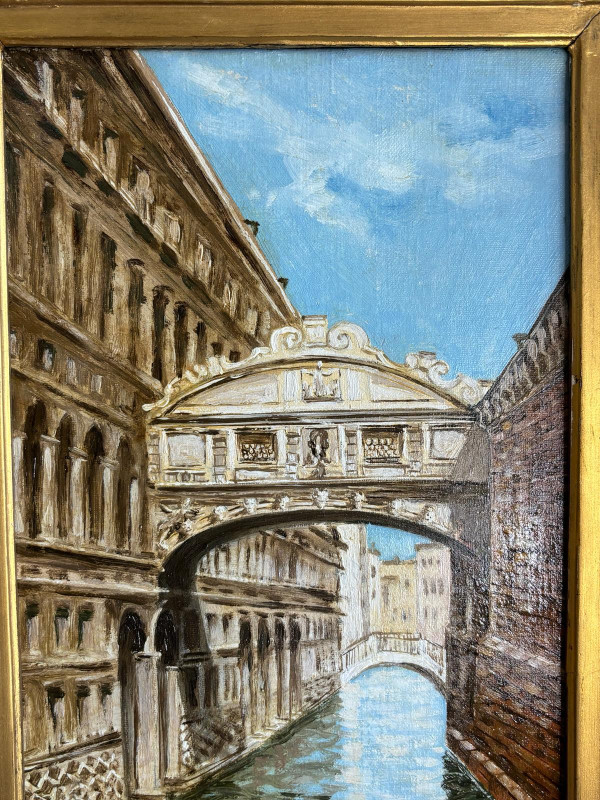 Ölgemälde auf Leinwand le pont des soupirs venise