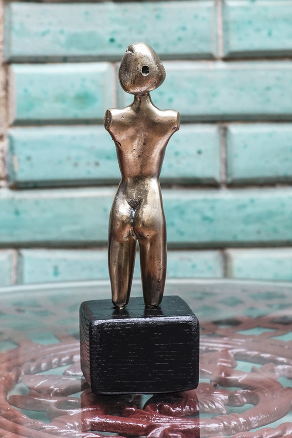 Skulptur FRAU BRONZE ART DÉCO