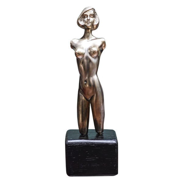Skulptur FRAU BRONZE ART DÉCO