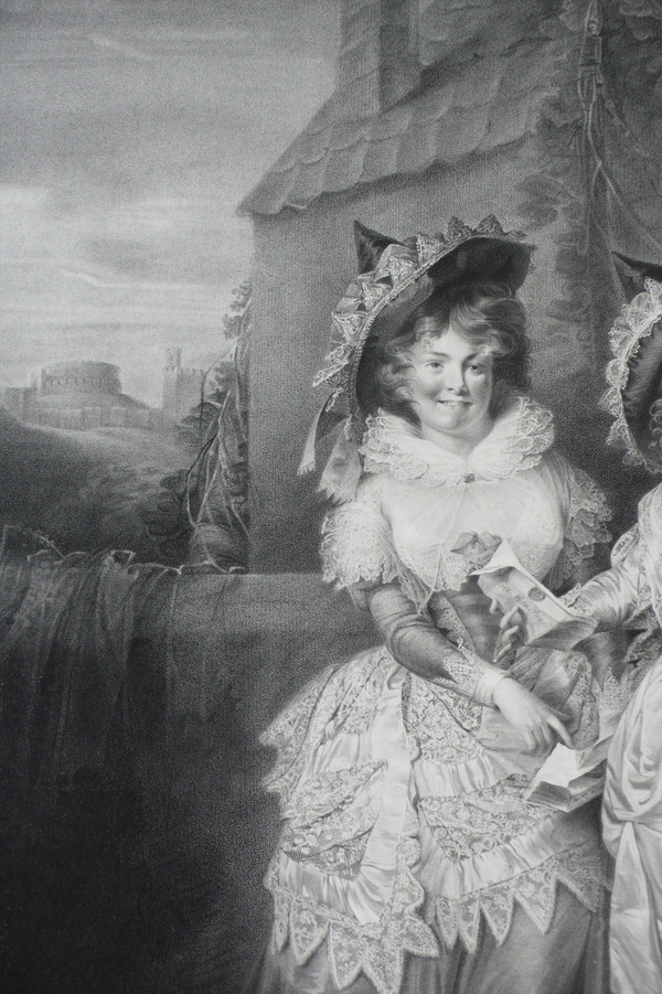 Engraving After William Peters Shakespeare Theater Merry Wives Of Windsor Etching 18th C Old Print
