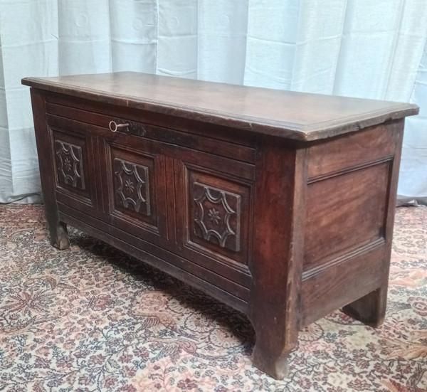 Cassettone in rovere Luigi XIV del XIX secolo